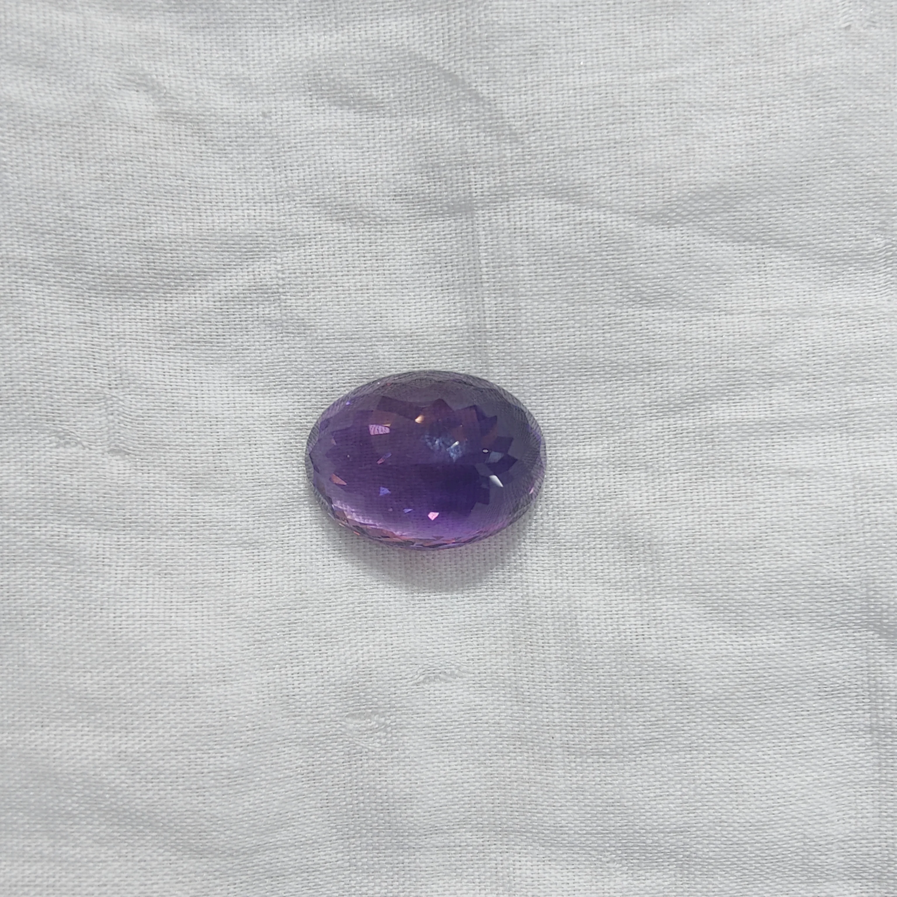 Amethyst Certified Natural 30.50 ratti Purple Color Brazilian